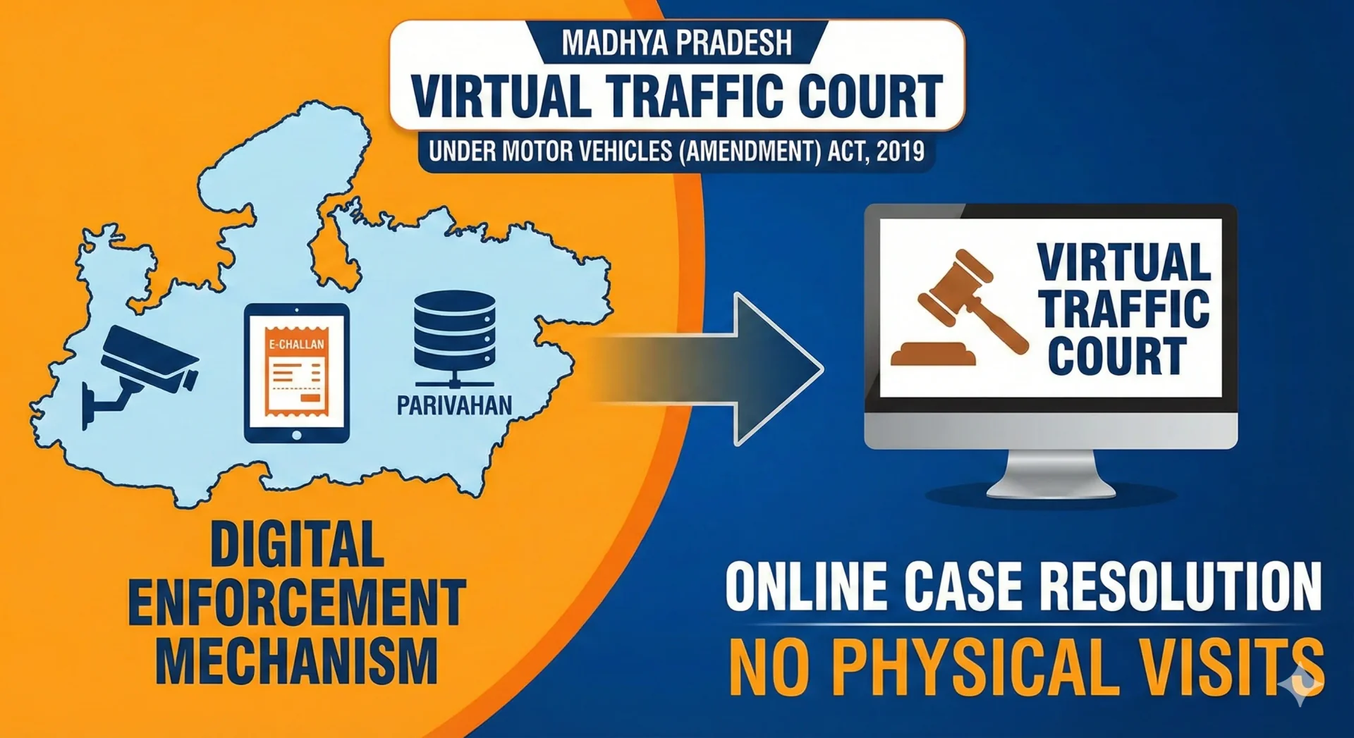 Virtual Traffic Court in Madhya Pradesh (MP)